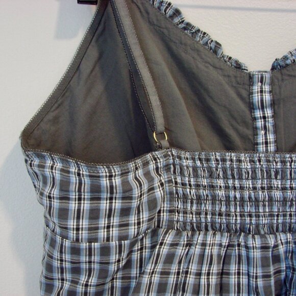 Aerie Blue Plaid Tank Top - Picture 14 of 16